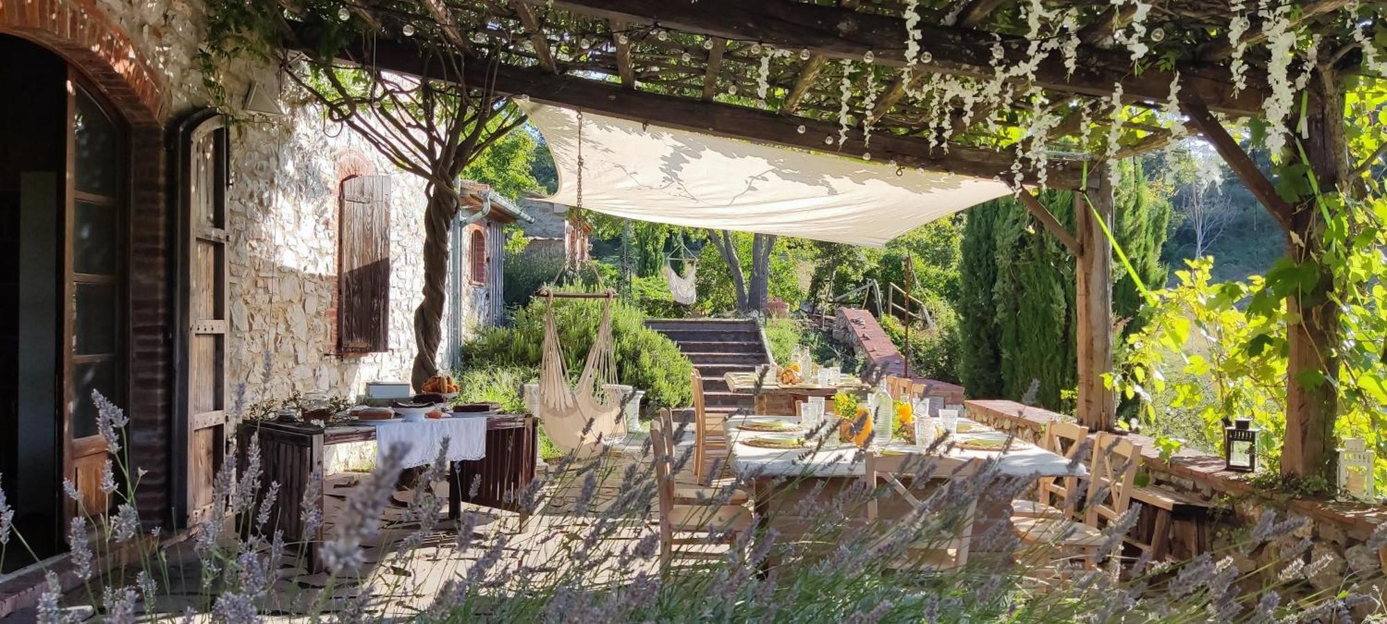 Ca'Novae - Tuscany Farmhouse Montieri Exteriör bild